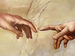 God Touches Adam