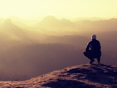 The Outsider hears the still small voice of God